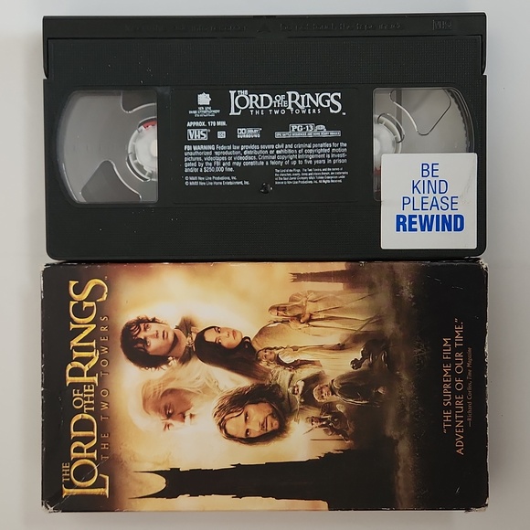 THE LORD OF THE RINGS: THE TWO TOWERS VHS - Picture 10 of 10